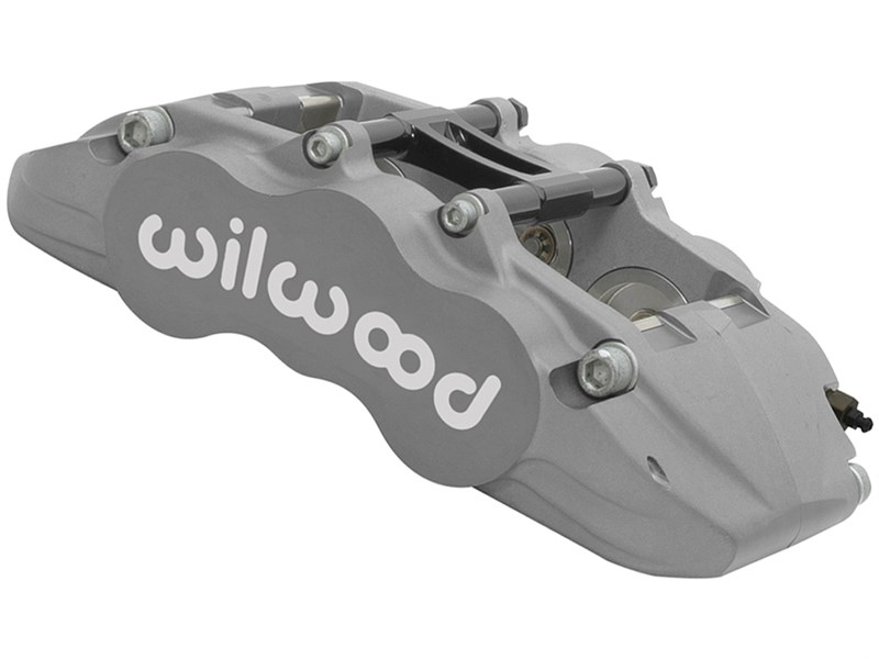 Wilwood 120-15778 AV6R-ST Caliper, R/H, Gray Ano, 1.75/1.38/1.38" Pistons, 1.30" Disc