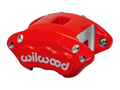 Wilwood 120-15796-RD D154-DS Dust Seal Single Piston Floater Caliper in Red for 1.04" Disc