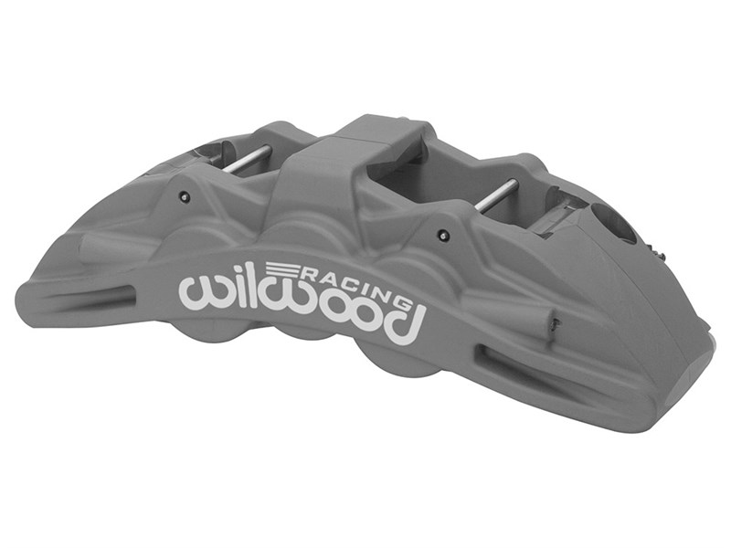 Wilwood 120-16042 SX6R Caliper-L/H, Anodized Gray 1.62 & 1.12 & 1.12" Pistons, 1.25" Disc
