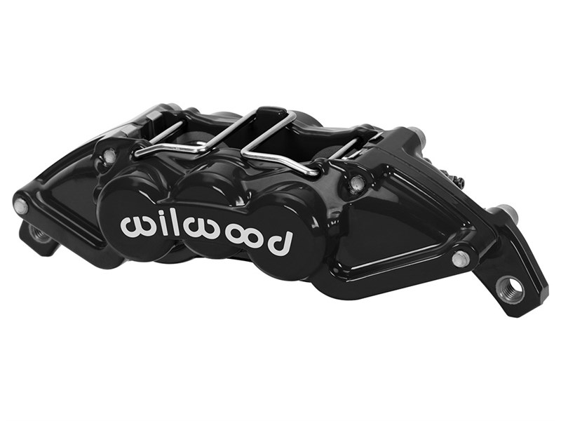 Wilwood 120-16572-BK Caliper, UTV4-H, Rear, Black 1.00/1.00" Pistons, 0.25 Disc