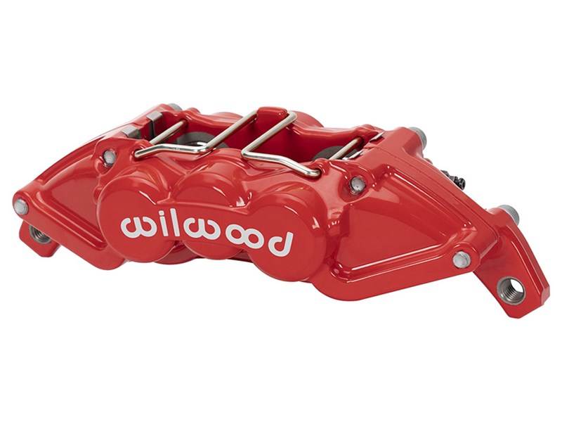 Wilwood 120-16572-RD Caliper, UTV4-H, Rear, Red 1.00/1.00" Pistons, 0.25 Disc