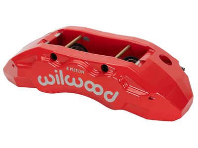 Wilwood 120-16731-RD Caliper, TX4R- L/H, Red 1.62/1.38" Pistons, 1.25" Disc