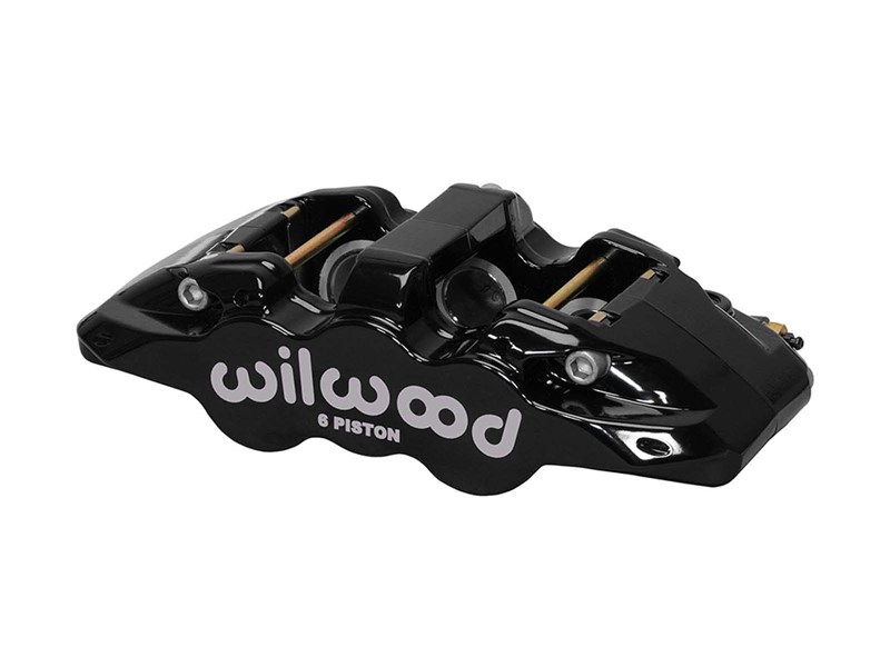 Wilwood 120-16892-BK AERO6 Brake Caliper, 1.75/1.62/1.62, 1.25 Rotor, .80 Pad, Right-Hand, Black