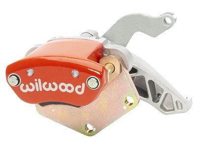 Wilwood 120-17143-RD MC4 Mechanical 2" Mount R/H Parking Brake Caliper in Red for 0.99-1.10" Disc