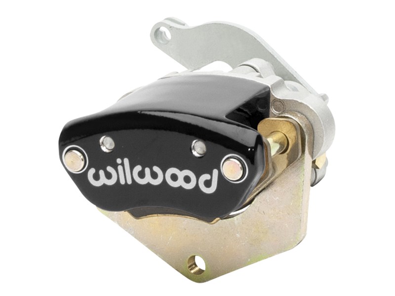 Wilwood 120-17477-BK MC4 Mechanical Parking Brake Caliper LH, Black w/LH Lever, 1.19" Piston