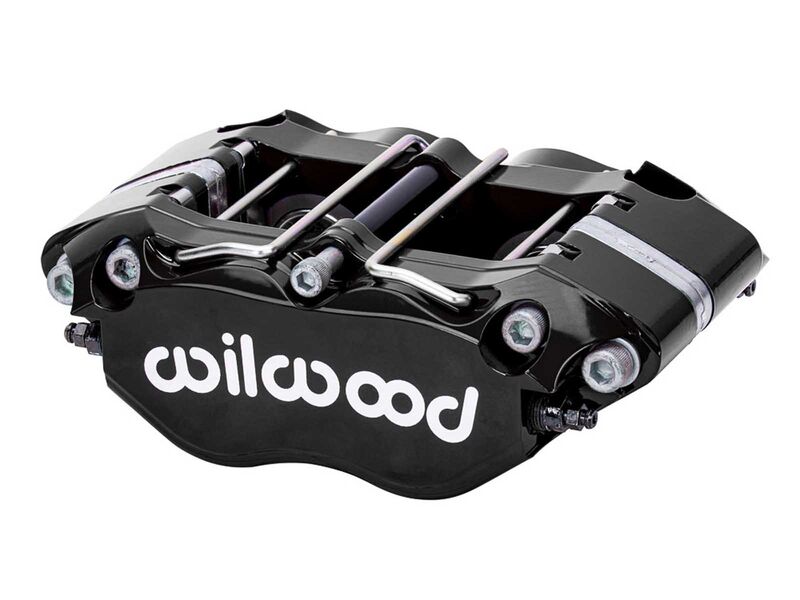 Wilwood 120-18086-BK Narrow Dynapro Brake Caliper (Thin Pad), Black, 1.12" Pistons for 0.25" Disc