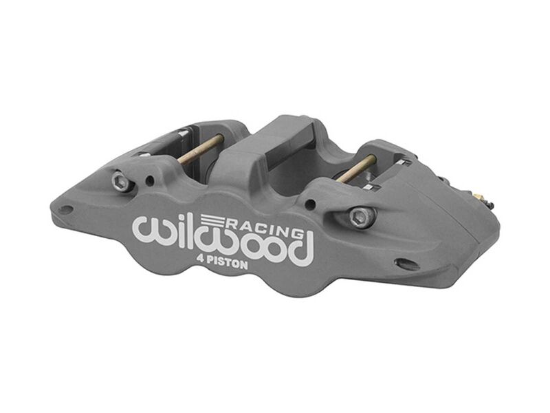 Wilwood 120-18193 AERO4-ST Brake Caliper, Left Hand, Gray Ano, 1.62/1.38" Pistons for 1.25" Disc