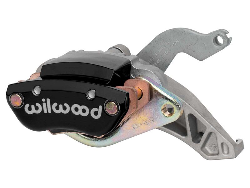 Wilwood 120-18266-BK MC4 Brake Caliper, Black, Right Hand, 4.75-Mount, 1.19" Piston for 0.81" Disc