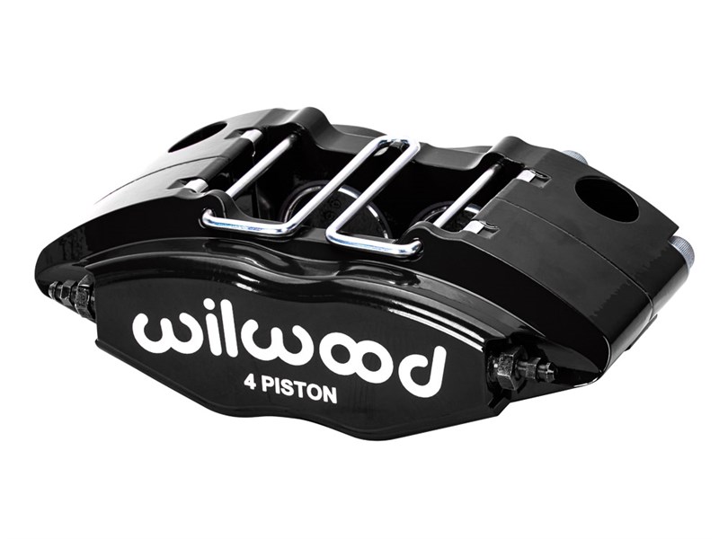 Wilwood 120-8729-BK Caliper, Powerlite, Black 1.38" Pistons, .790"/.860" Disc