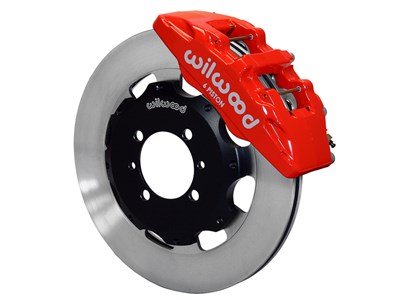 Wilwood 140-10735-R Dynapro 6 Front 12.19" Big Brake Kit, Slotted, Red, 1990-2013 Acura Honda