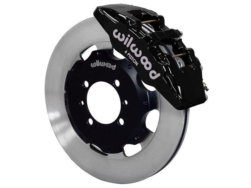 Wilwood 140-10735 Dynapro 6 Front 12.19" Big Brake Kit Slotted Black, 1990-2013 Acura Honda W/262mm