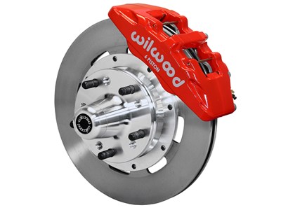 Wilwood 140-10739-R Dynapro 6 Front 12.19" Big Brake Kit, Red, 1937-1948 Ford