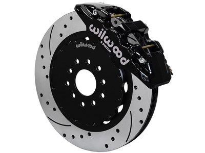 Wilwood 140-10830-D AERO6 Front Big Brake Kit Drilled & Slotted Rotors 2005-2014 Ford Mustang