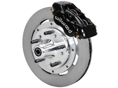 Wilwood 140-11010 Forged Dynalite Pro Series 12" Front Brake Kit, Black, 1955-1957 Chevy