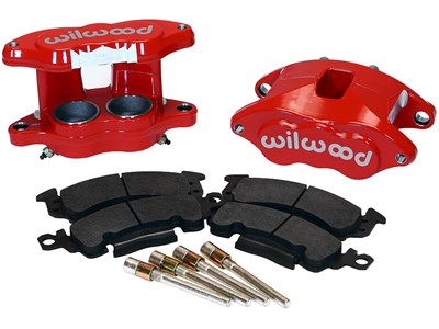Wilwood 140-11291-R Front D52 Caliper Kit, 2-Piston, Red, 1968-1996 GM Vehicles with .81-1.04" Rotor