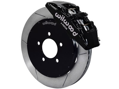 Wilwood 140-12048 Forged Dynapro 6 Front 13" Big Brake Kit, Black, Slotted, Fits Factory Five Racin