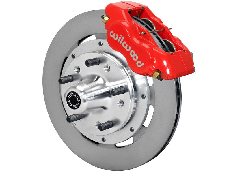 Wilwood 140-12458-R FDL Pro 11" Front Hub Brake Kit, Red, 1959-1964 Chevrolet Cars