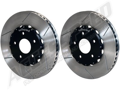 Wilwood 140-12496 ProMatrix Front 14-in 2-Piece Hat & Rotor Kit Slotted 2006-2013 Corvette C6