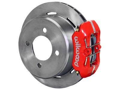 Wilwood 140-12589-R Dynapro 11" Low-Profile Rear Big Brake Kit Red 2.8" Offset, Fits Ford 7.25" Rea