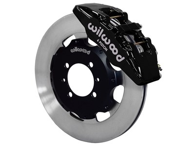 Wilwood 140-12767 Dynapro 6 Front 12-in Big Brake Kit Black Calipers 2012-2015 Fiat 500