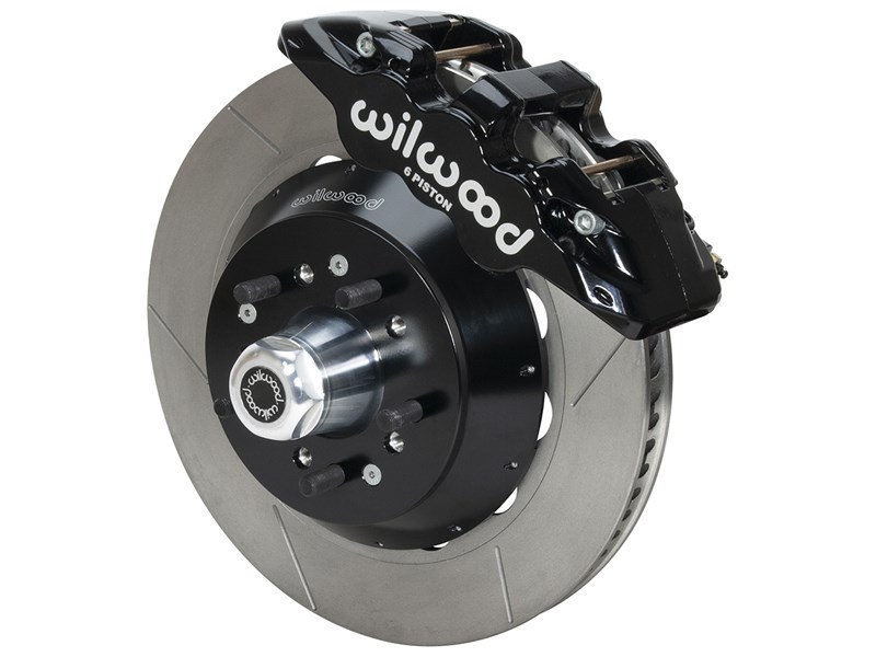 Wilwood 140-12824 AERO6 Front 14.25" Big Brake Kit Black Slotted 1997-2003 Ford F150 2WD