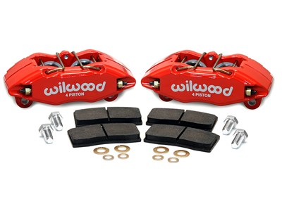 Wilwood 140-13029-R Dynapro Front Caliper Upgrade, Red, Fits Acura/Honda W/262mm OE Rotors