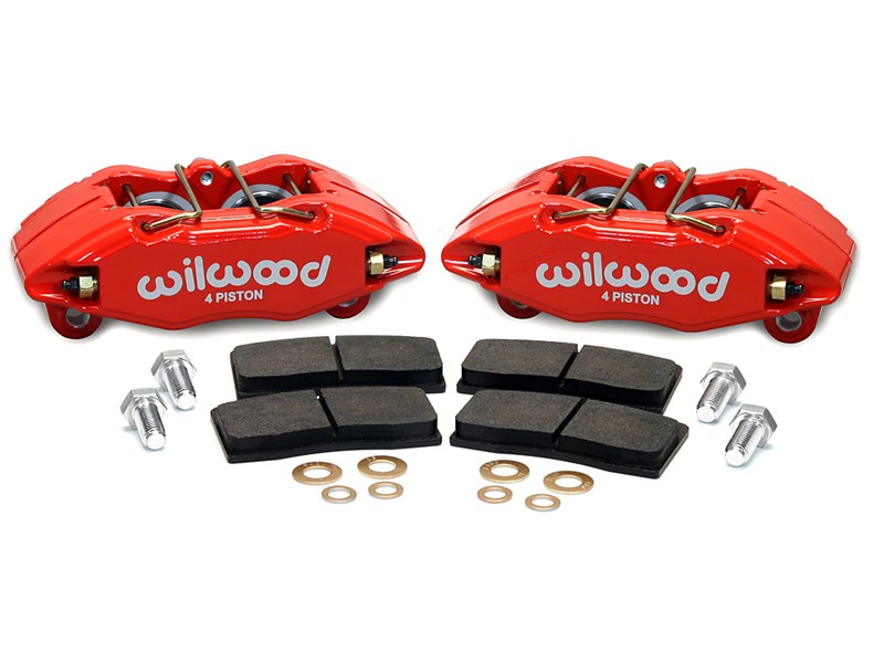 Wilwood 140-13029-R Dynapro Front Caliper Upgrade, Red, Fits Acura/Honda W/262mm OE Rotors