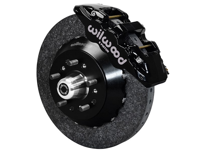 Wilwood 140-13145-CSIC AERO6 Dynamic Front Big Brake Kit,14" C/SiC, Black WWE ProSpindle