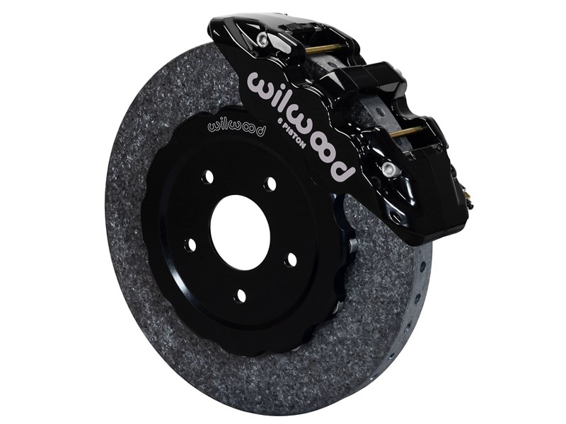 Wilwood 140-13154-CSIC AERO6 Front Carbon-Ceramic Black 14" Big Brake Kit 1997-2013 Corvette C5/C6