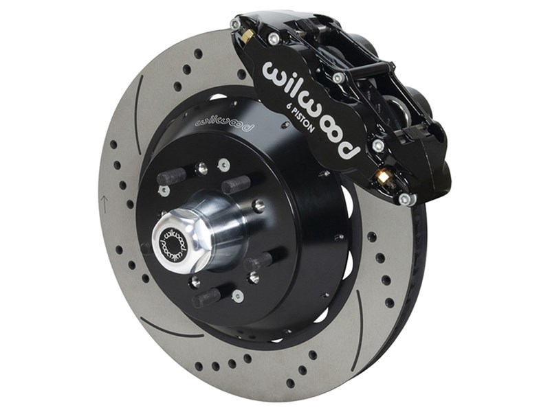 Wilwood 140-13225-D FNSL6R Front Hub Big Brake Kit,14", Drilled TCI-IFS,71-78 (Pinto Based)
