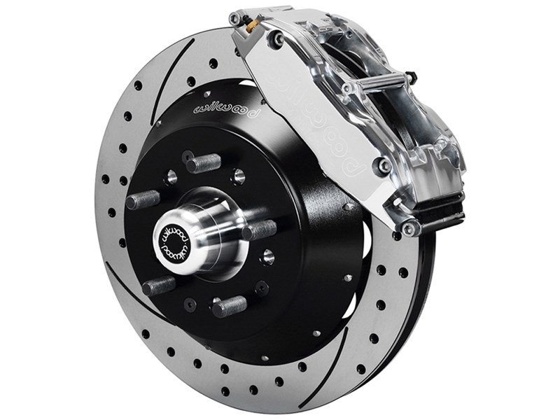 Wilwood 140-13225-DP FNSL6R Front Hub Big Brake Kit,14", Drilled, Pol TCI-IFS,71-78 (Pinto Based)