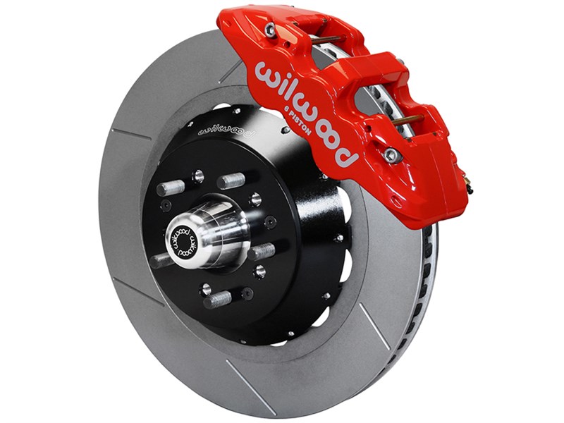 Wilwood 140-13226-R AERO6 Front Hub Big Brake Kit,14", Red TCI-IFS,71-78 (Pinto Based)