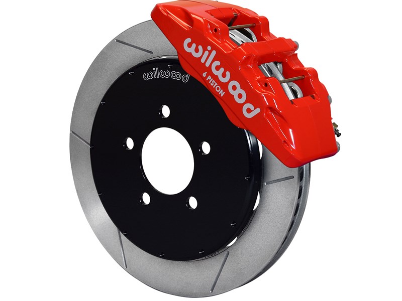 Wilwood 140-13581-R Dynapro 6 Front 13" Big Brake Kit, Slotted, Red, 2004-2013 Mazda 3