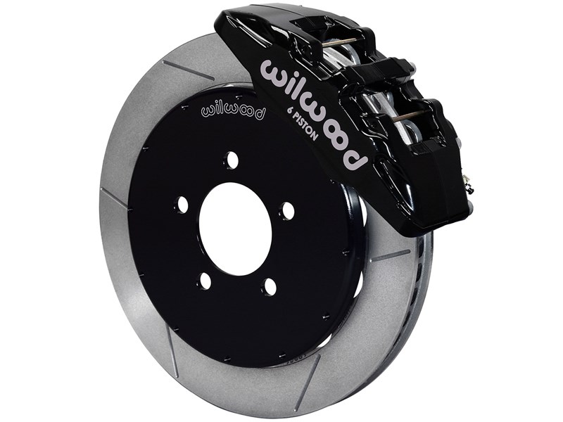 Wilwood 140-13581 Dynapro 6 Front 13" Big Brake Kit, Slotted, Black, 2004-2013 Mazda 3