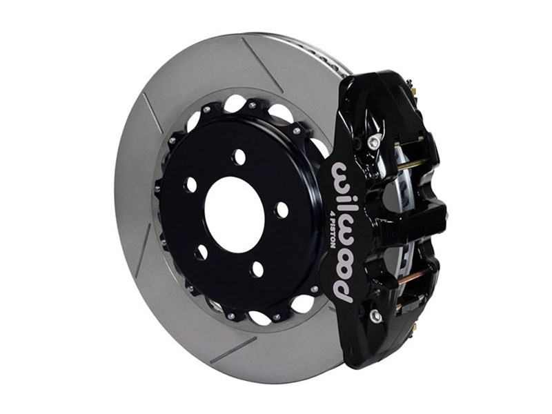 Wilwood 140-13698 Black AERO4 Rear Big Brake Kit With Slotted 14.25" Rotors 2014-2019 Corvette C7