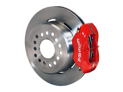 Wilwood 140-13719-R Rear 12" Dynalite Big Brake Kit Red Calipers 2.5" Offset Ford 8.8 Special Flang