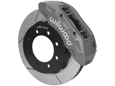 Wilwood 140-13867-C Front TX6R Clear-Gray 16" Slotted Big Brake Kit 2005-2012 Ford F250/F350 4WD SRW
