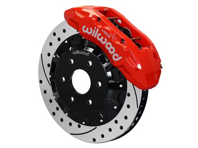 Wilwood 140-13876-DR TX6R Front Brake Kit,16.00", Drilled, Red, 1999-2018 GM Truck/SUV 1500