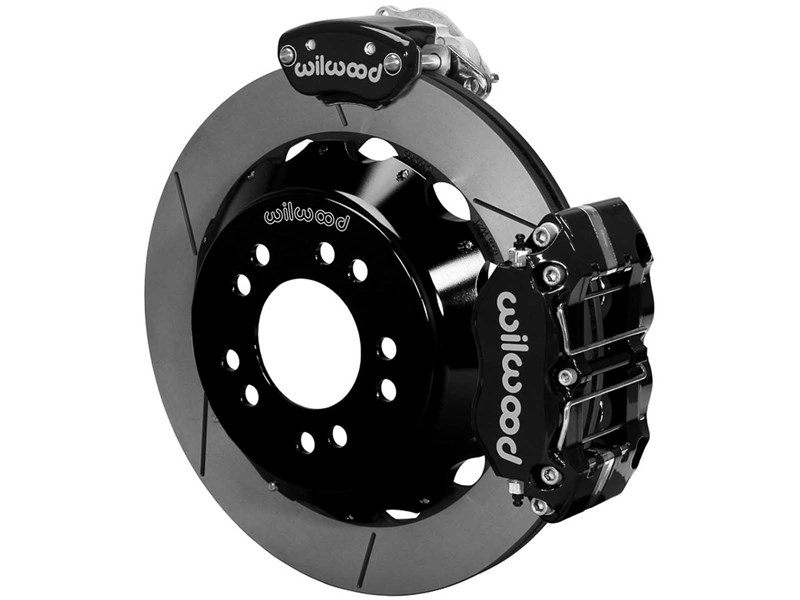 Wilwood 140-14090 DPR/MC4 13" Rear Brake Kit W/Lines, Black, Slotted for Factory-Five 8.8 T-Bird IRS