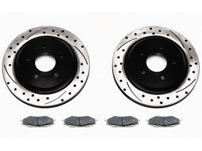 Wilwood 140-14115-D ProMatrix Front Drilled Replacement Rotor & Pad Upgrade Kit 1997-2013 Corvette