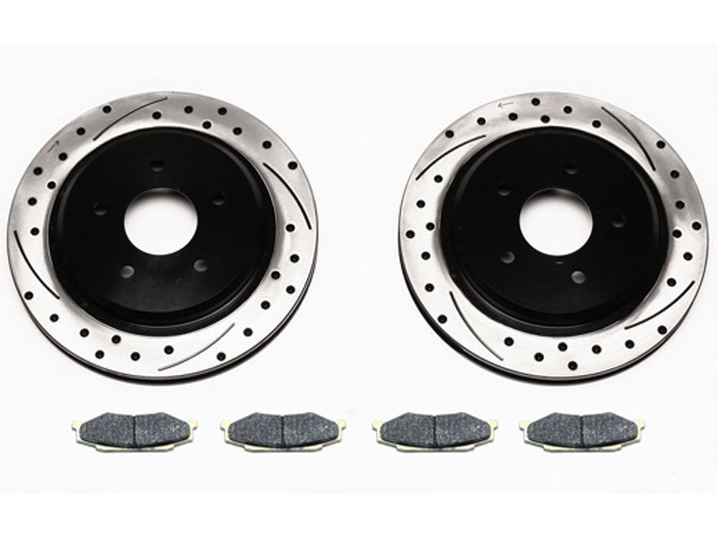 Wilwood 140-14115-D ProMatrix Front Drilled Replacement Rotor & Pad Upgrade Kit 1997-2013 Corvette