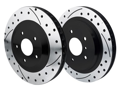 Wilwood 140-14115U-D ProMatrix Front Drilled Replacement Rotor Upgrade Kit for 1997-2013 Corvette
