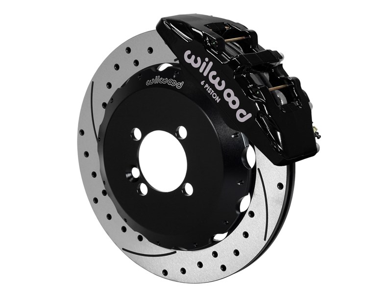 Wilwood 140-14234-D Dynapro 6 Front 13" Big Brake Kit Black Drilled 2016-Up Mazda Miata & Fiat 124