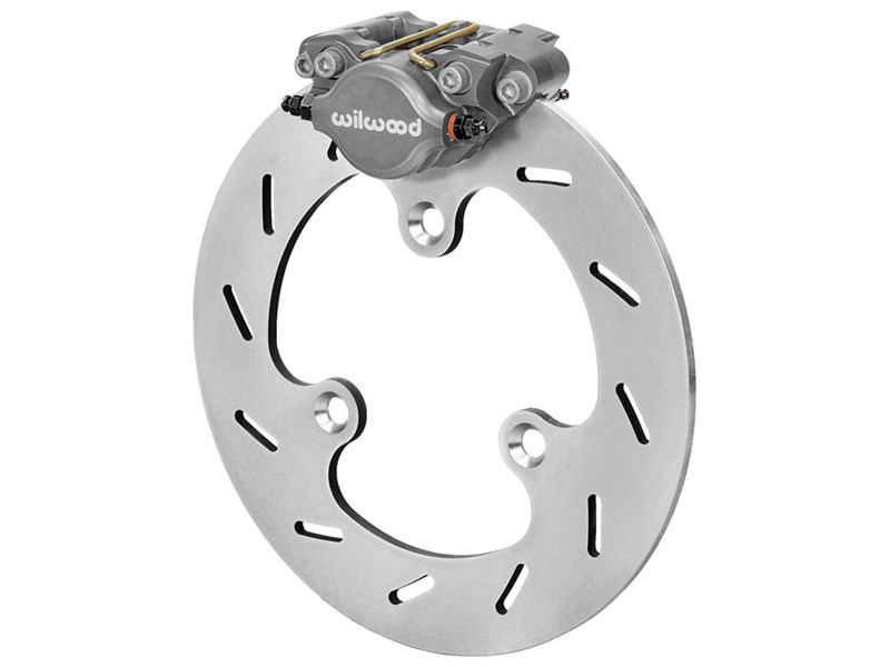Wilwood 140-14270 Dynapro Single Left Front Big Brake Kit, Sprint 10.95" Titanium Solid Rotor