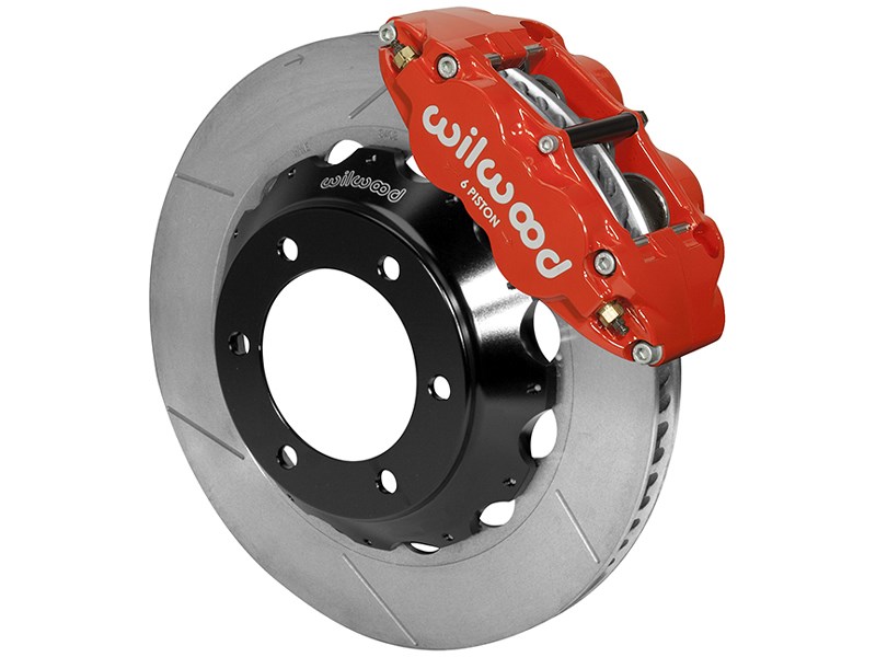 Wilwood 140-14577-R SL6R 13" Front Big Brake Kit, Red, Slotted, 2005-2017 Tacoma FJ 4Runner GX460
