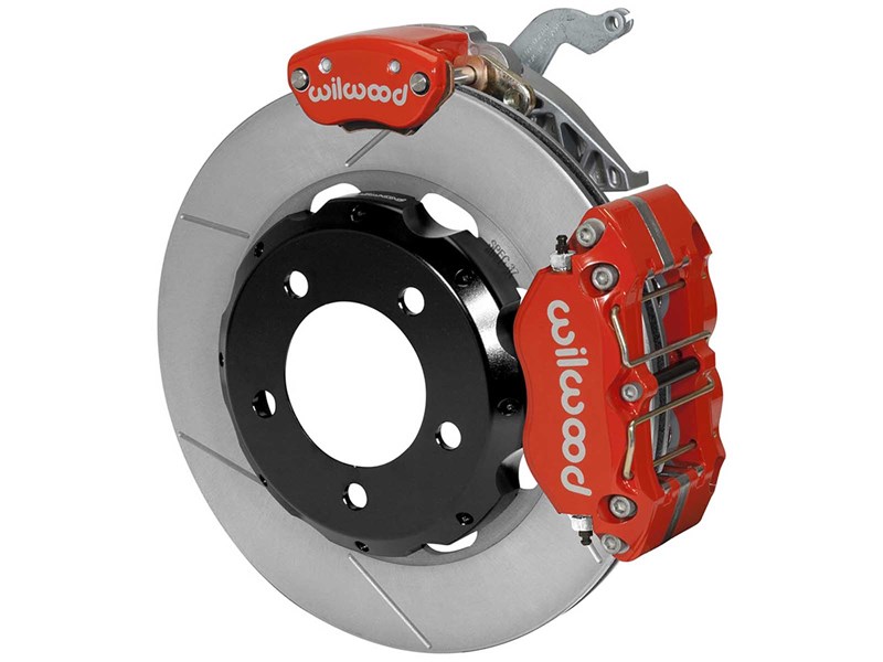 Wilwood 140-14640-R NDPR/MC4 12.19" Rear Big Brake Kit W/Lines, Red, Slotted for Backdraft