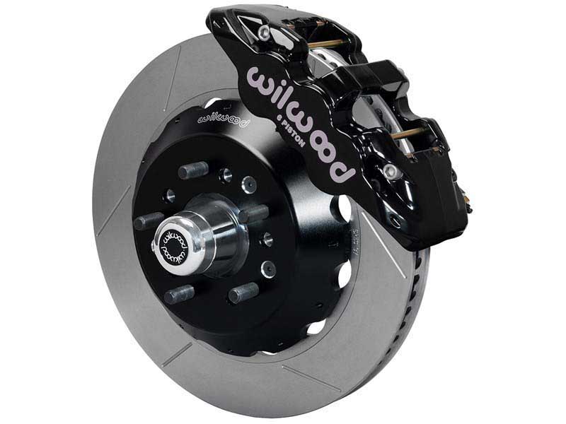 Wilwood 140-15053 AERO6 Front 15" Brake Hub Kit Black Slotted 1967-69 Camaro 1964-72 Chevelle Nova