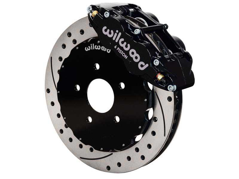 Wilwood 140-15214-D SL6R Front 13" Big Brake Kit, Black, Drilled, 2014-up Mini Cooper 5-Lug
