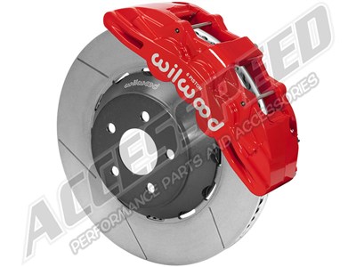Wilwood 140-15309-R Speed Xtreme SX6R Front 14" Big Brake Kit Red Slotted 1997-2013 Corvette C5 C6