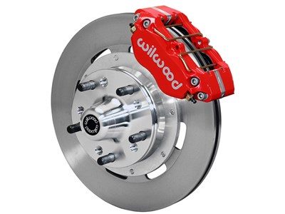 Wilwood 140-15909-R Dynapro Front 12" Big Brake Kit, Hub, Red, Slotted, 1964-1974 GM A/F/X Body